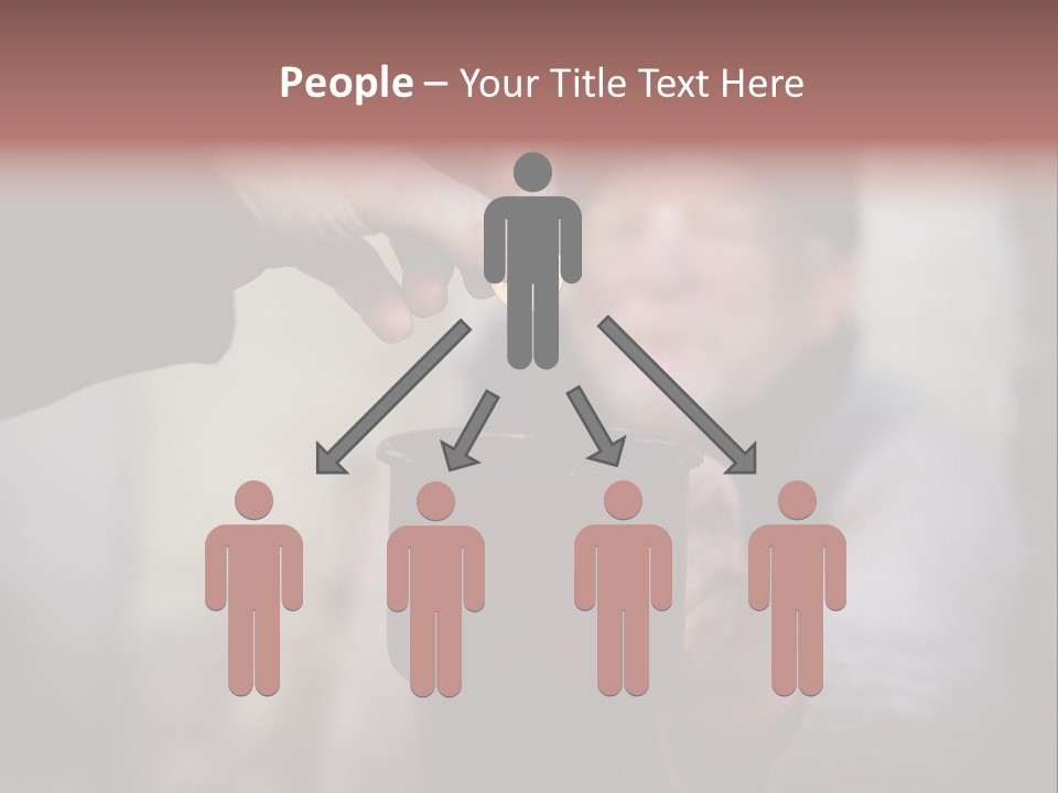 Cold Giving Recession PowerPoint Template