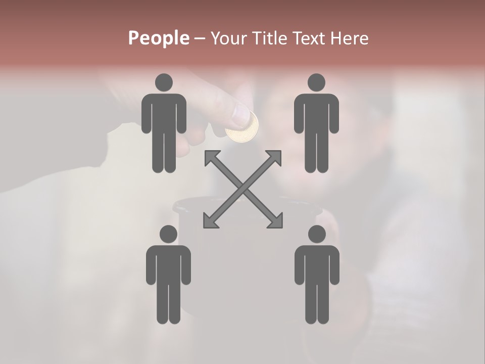 Cold Giving Recession PowerPoint Template