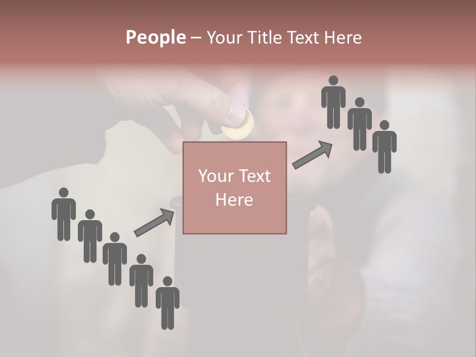 Cold Giving Recession PowerPoint Template
