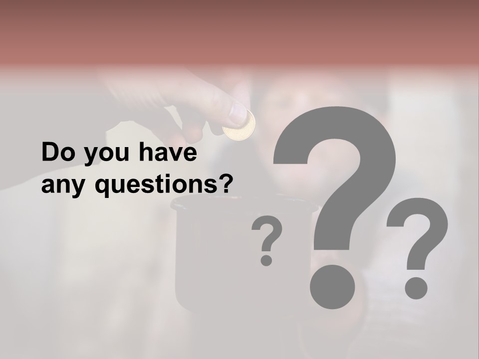 Cold Giving Recession PowerPoint Template