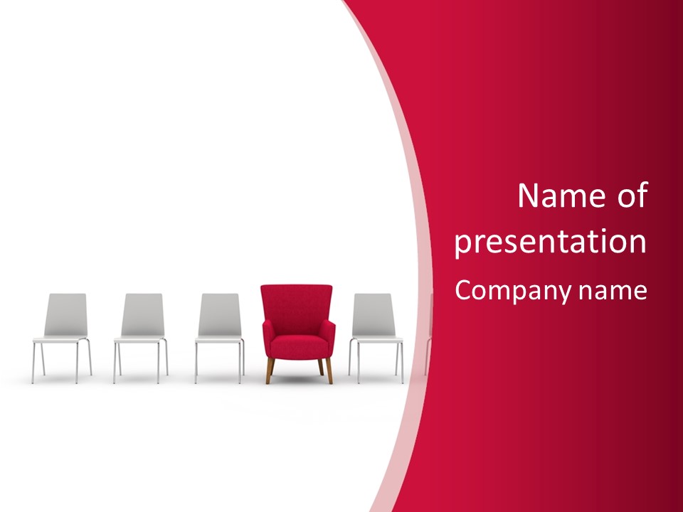 Workplace Blank Individual PowerPoint Template