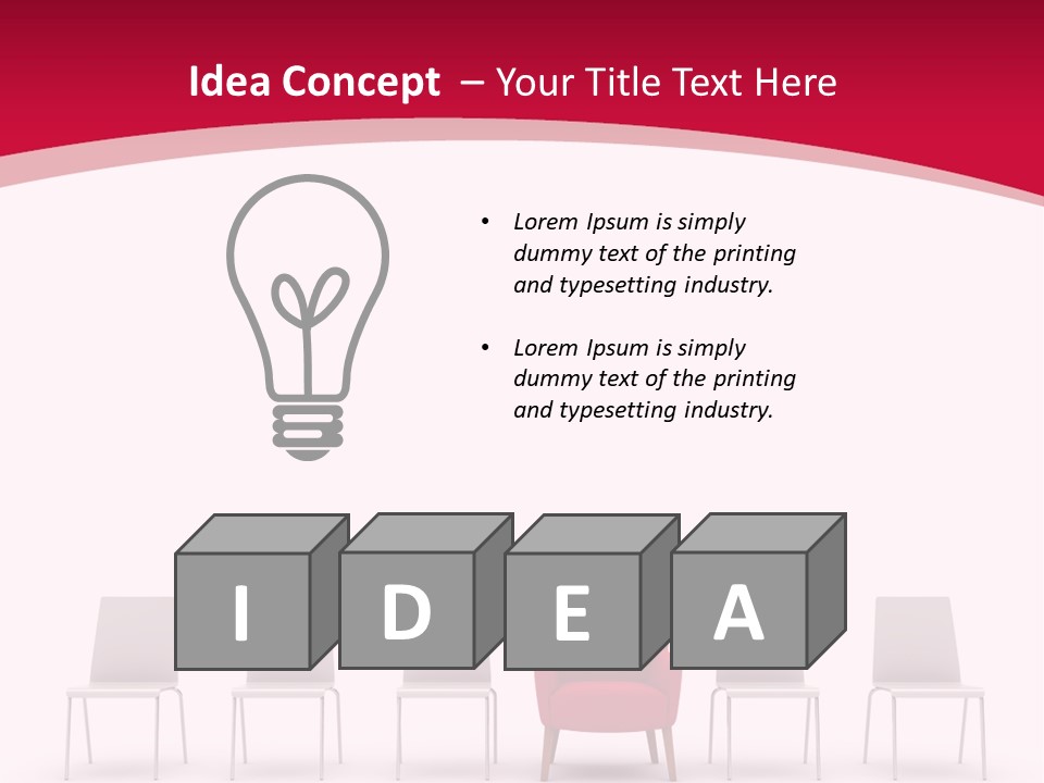 Workplace Blank Individual PowerPoint Template