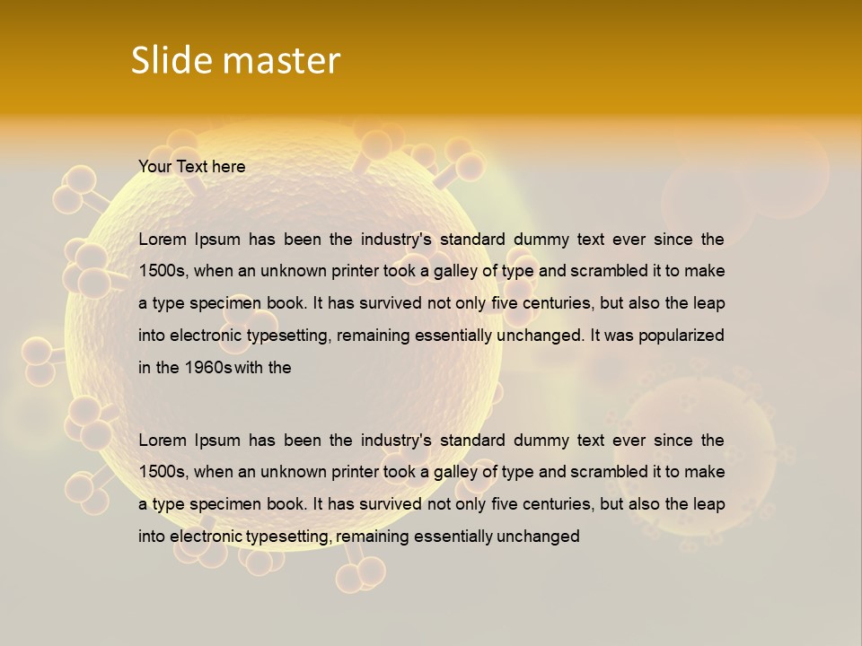 Serum Nano Science PowerPoint Template