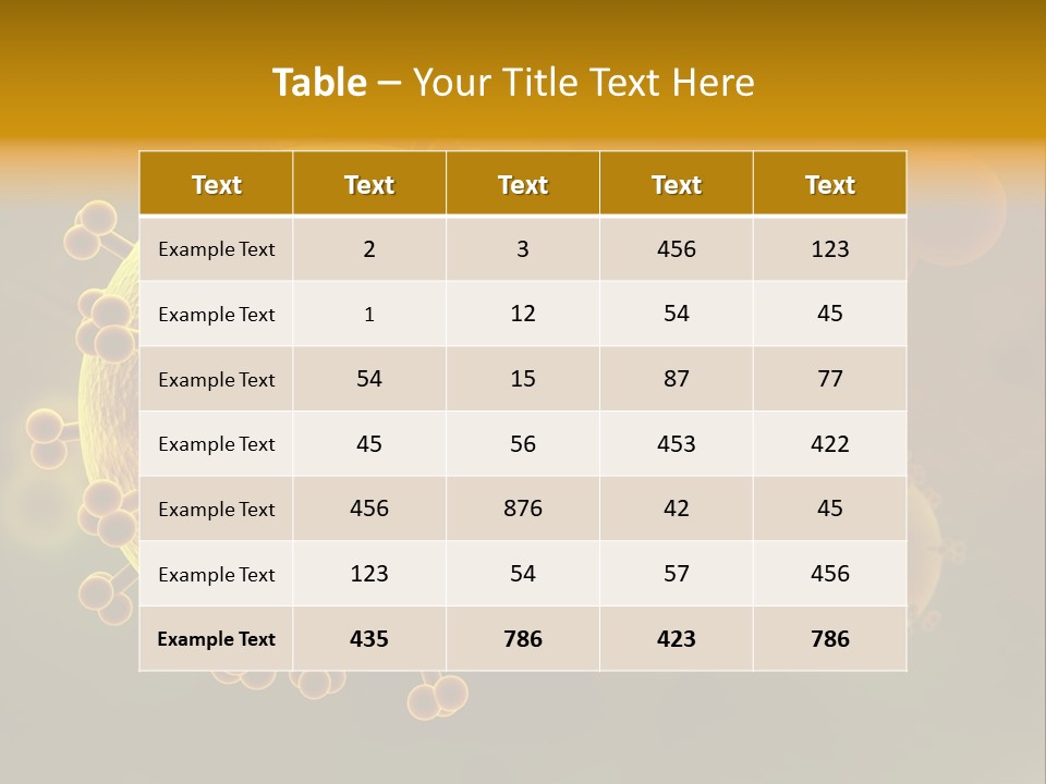 Serum Nano Science PowerPoint Template