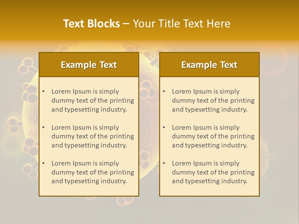 Serum Nano Science PowerPoint Template