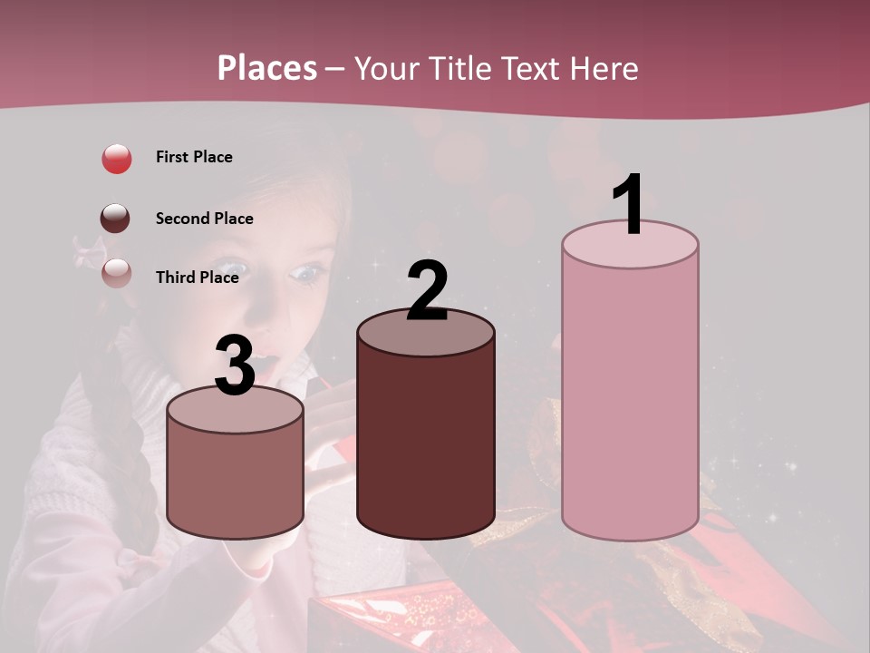 Concept Christmas Ribbon PowerPoint Template