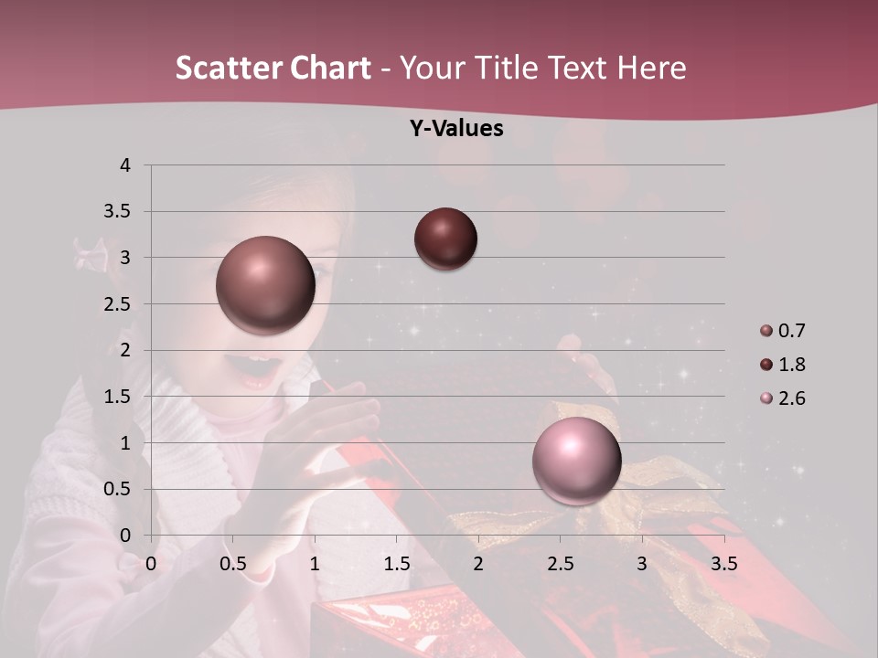 Concept Christmas Ribbon PowerPoint Template