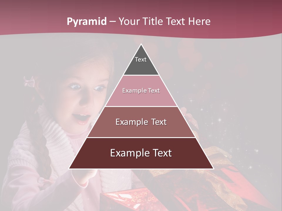 Concept Christmas Ribbon PowerPoint Template