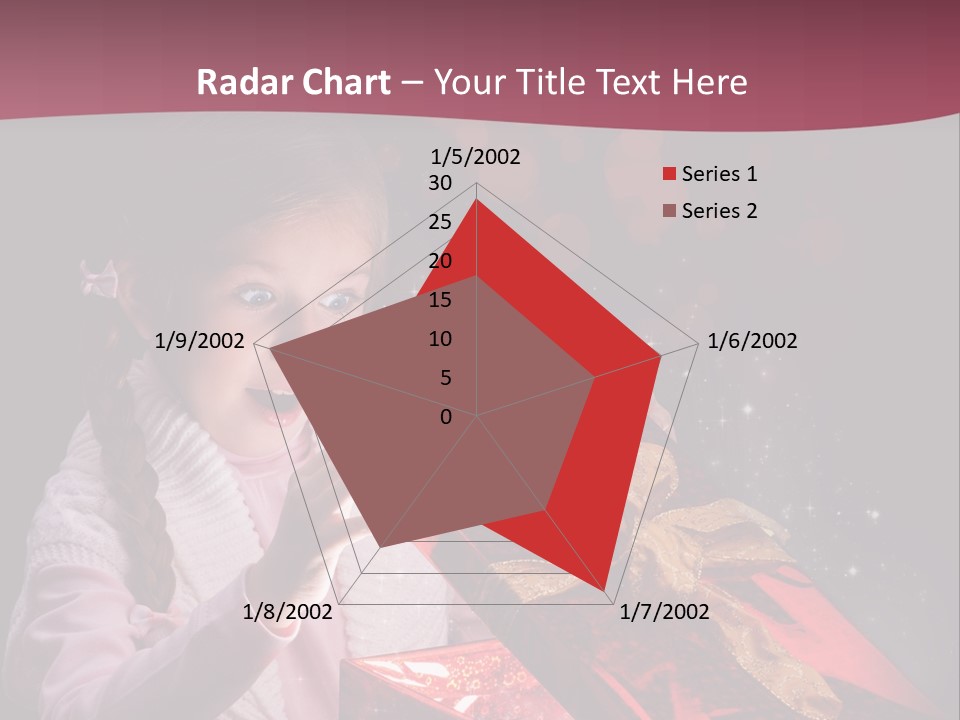 Concept Christmas Ribbon PowerPoint Template