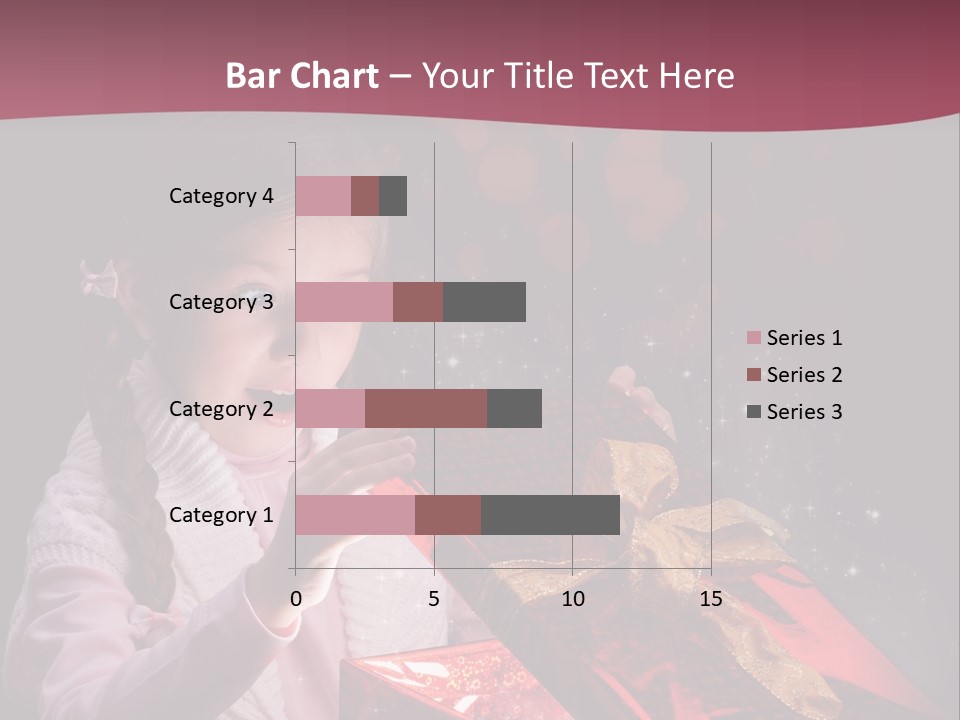 Concept Christmas Ribbon PowerPoint Template