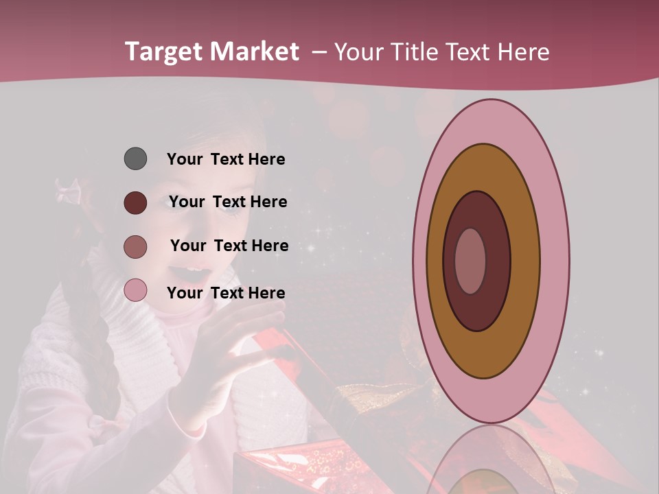 Concept Christmas Ribbon PowerPoint Template