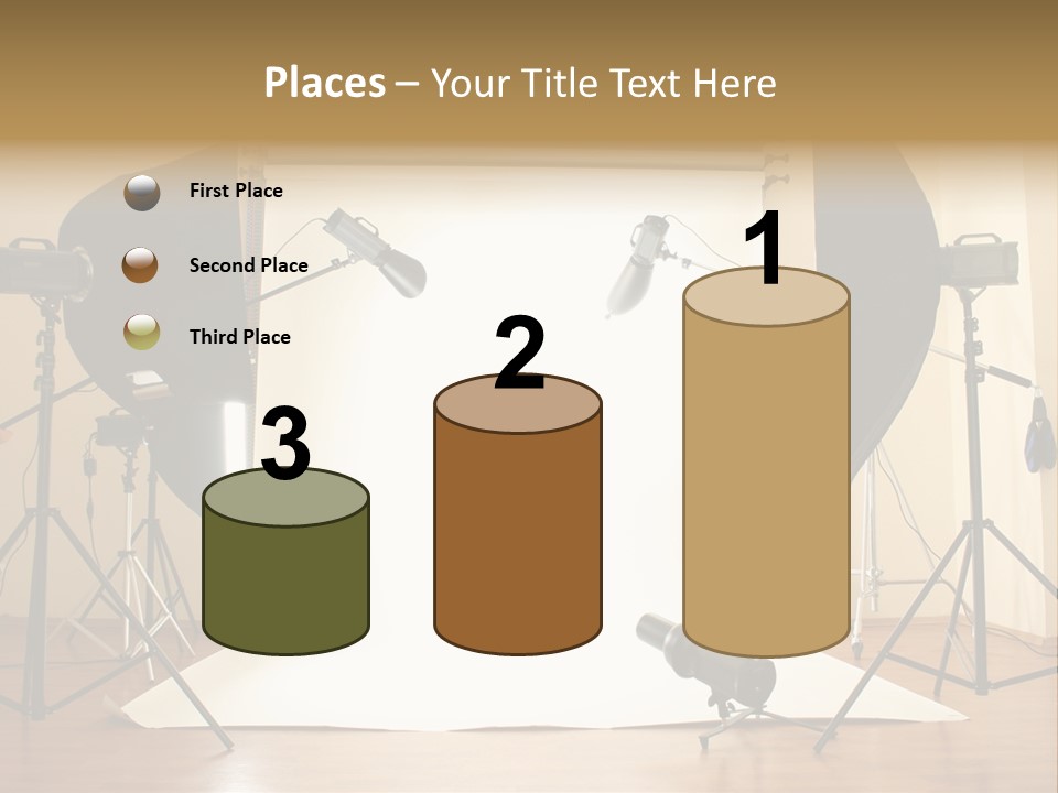 Background Professional Strobe PowerPoint Template