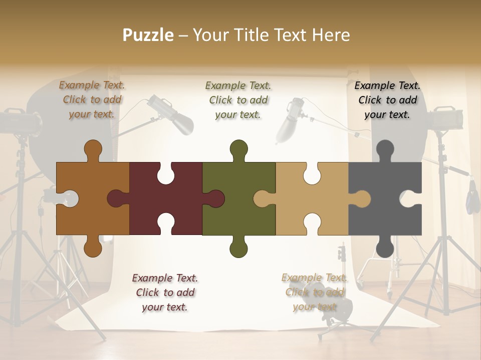 Background Professional Strobe PowerPoint Template