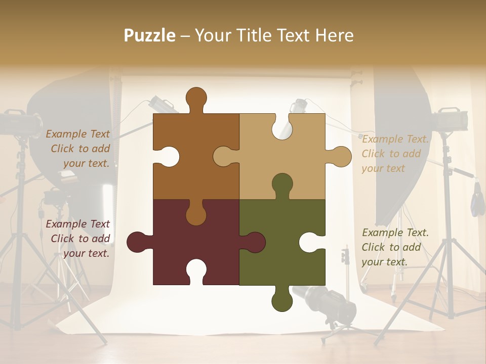 Background Professional Strobe PowerPoint Template