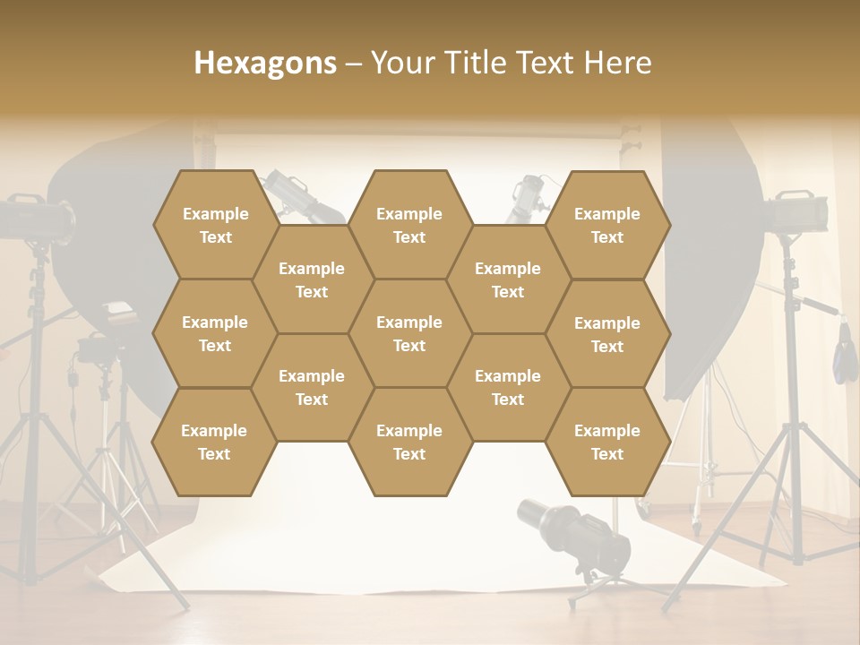 Background Professional Strobe PowerPoint Template