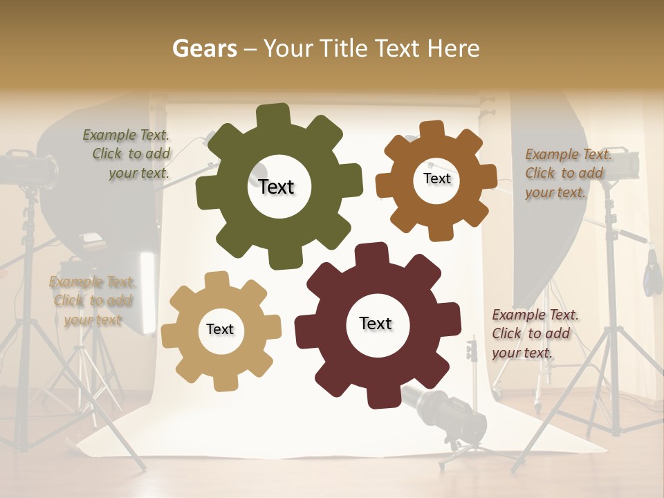 Background Professional Strobe PowerPoint Template