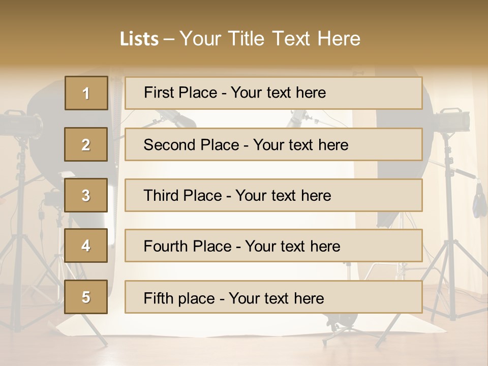 Background Professional Strobe PowerPoint Template