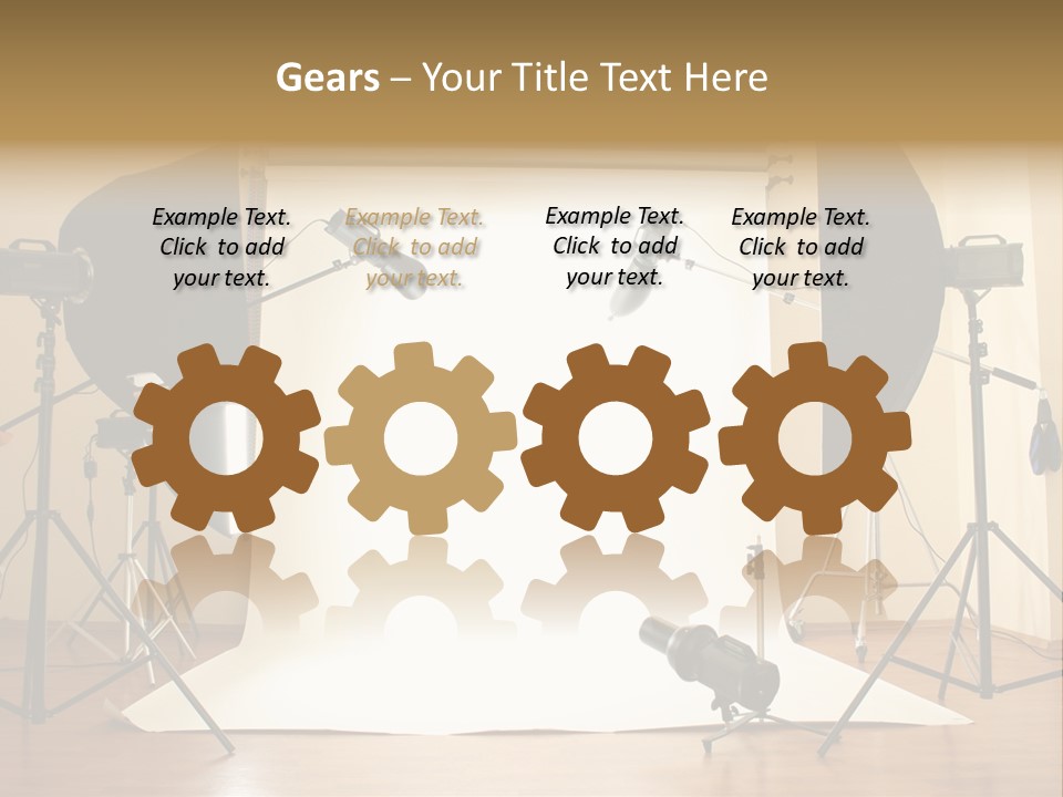 Background Professional Strobe PowerPoint Template