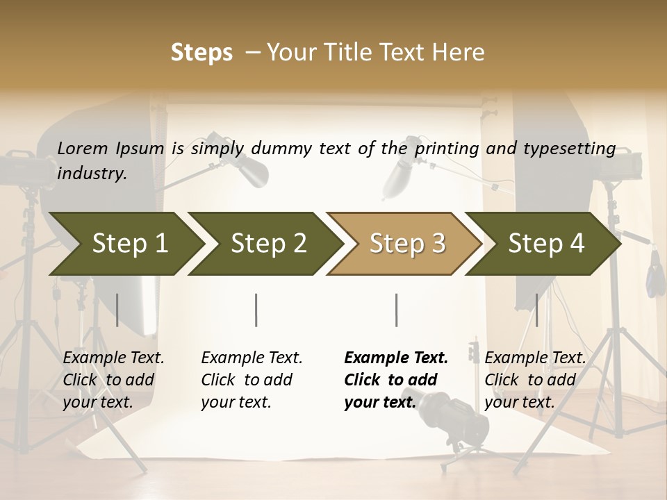 Background Professional Strobe PowerPoint Template