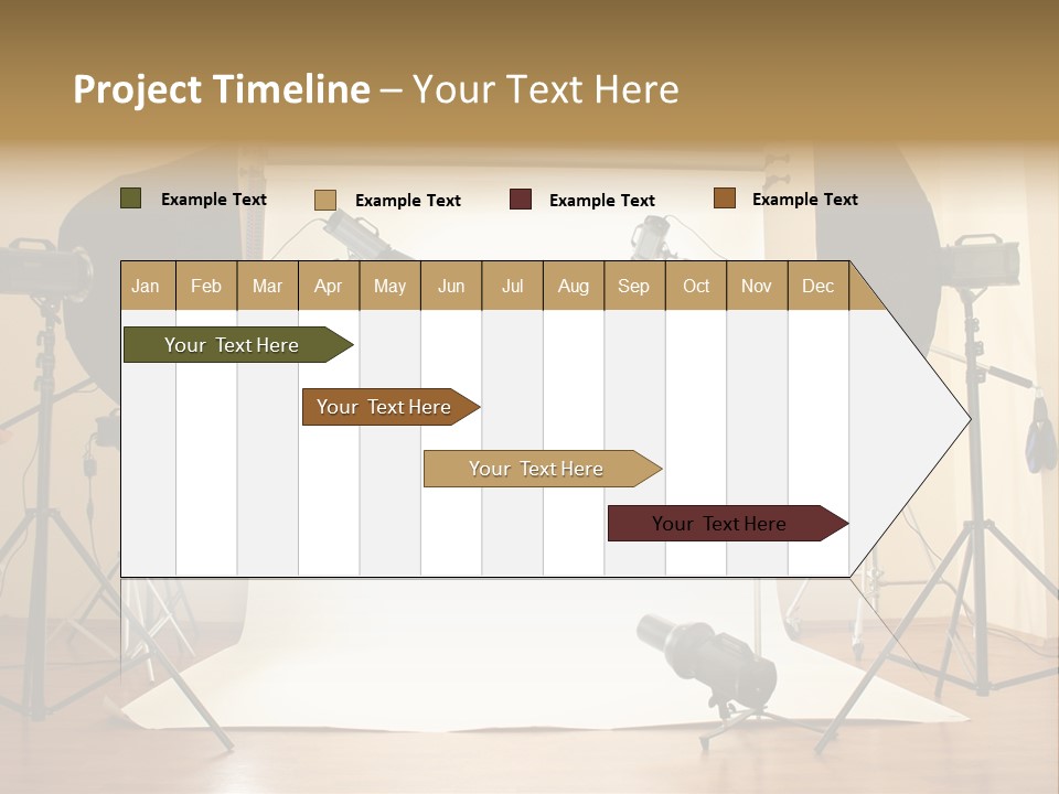 Background Professional Strobe PowerPoint Template