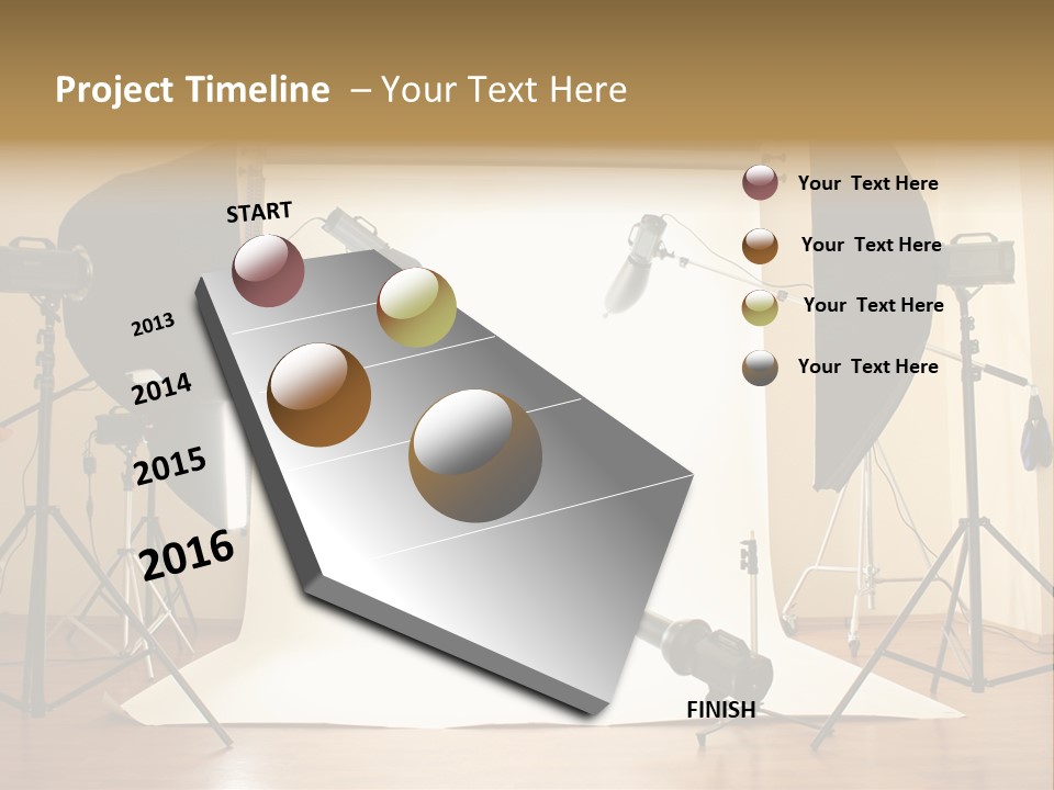 Background Professional Strobe PowerPoint Template
