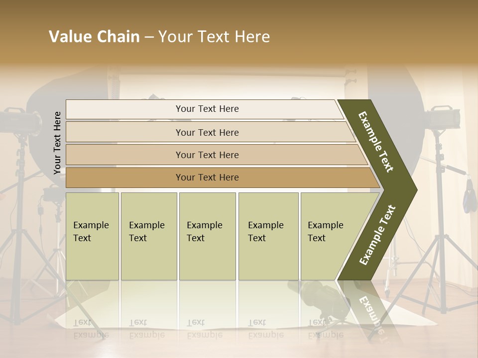 Background Professional Strobe PowerPoint Template