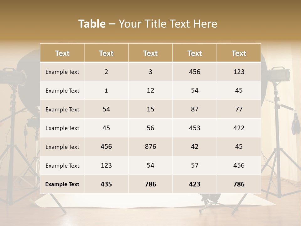 Background Professional Strobe PowerPoint Template