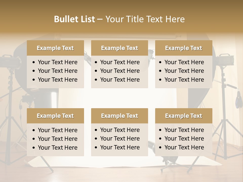 Background Professional Strobe PowerPoint Template