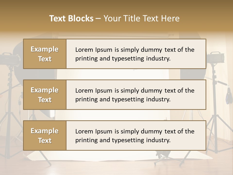 Background Professional Strobe PowerPoint Template