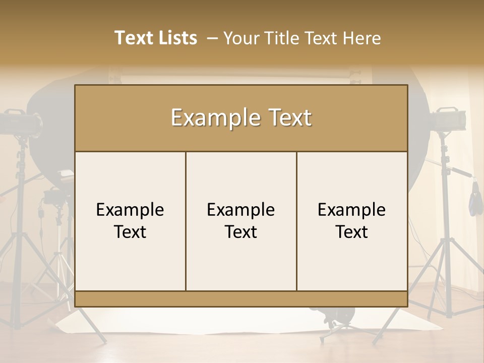 Background Professional Strobe PowerPoint Template