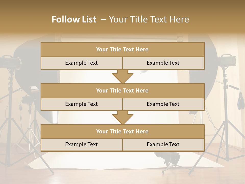 Background Professional Strobe PowerPoint Template