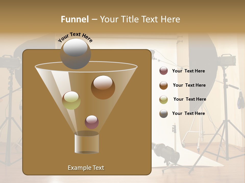 Background Professional Strobe PowerPoint Template