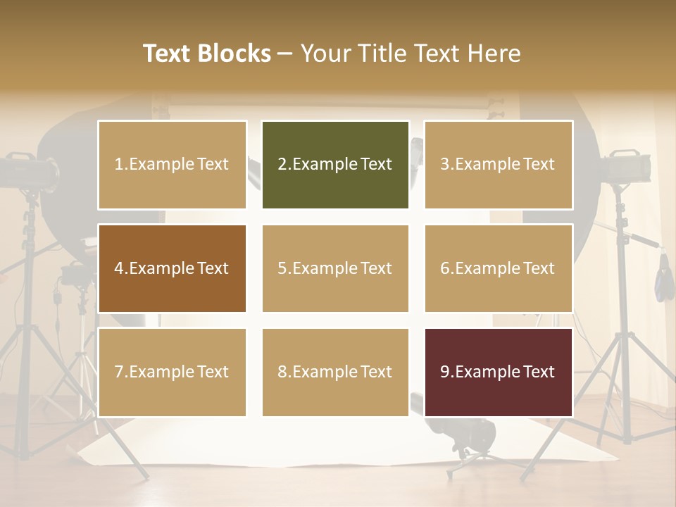 Background Professional Strobe PowerPoint Template