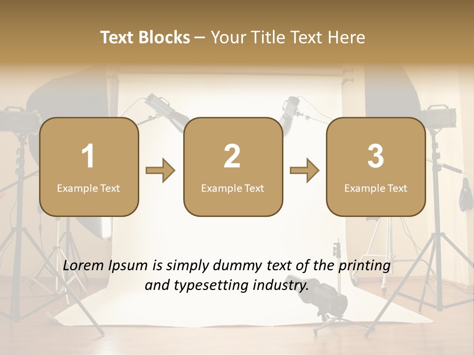 Background Professional Strobe PowerPoint Template