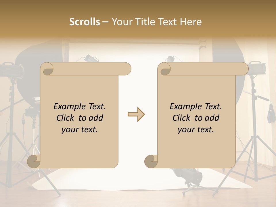 Background Professional Strobe PowerPoint Template
