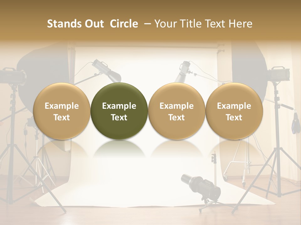 Background Professional Strobe PowerPoint Template