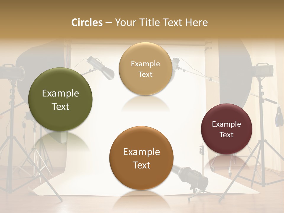 Background Professional Strobe PowerPoint Template