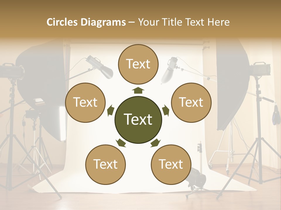 Background Professional Strobe PowerPoint Template