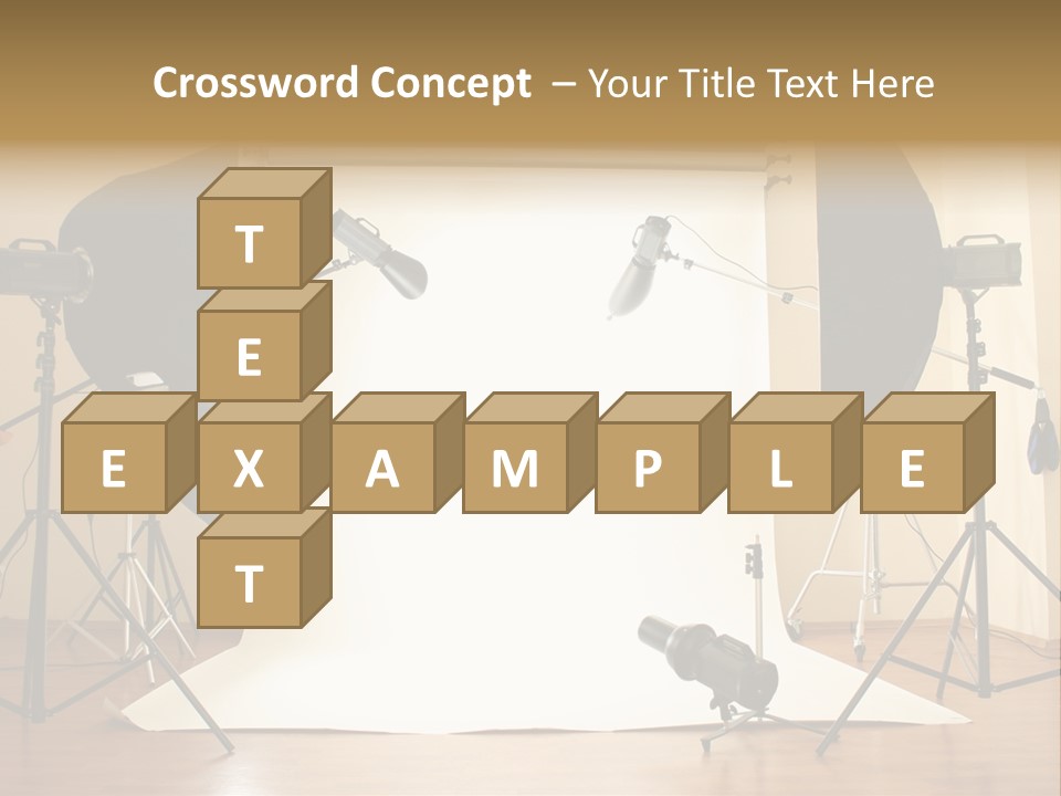 Background Professional Strobe PowerPoint Template