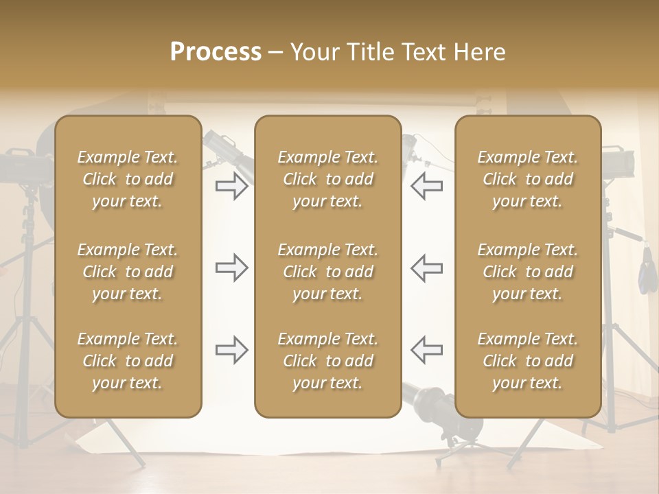 Background Professional Strobe PowerPoint Template