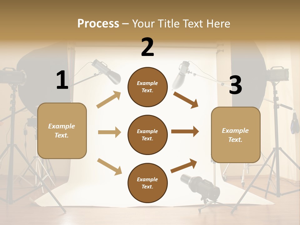 Background Professional Strobe PowerPoint Template