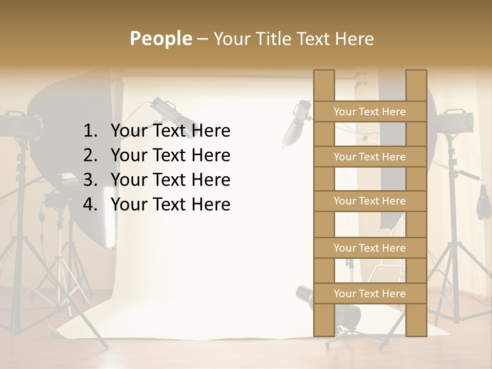 Background Professional Strobe PowerPoint Template