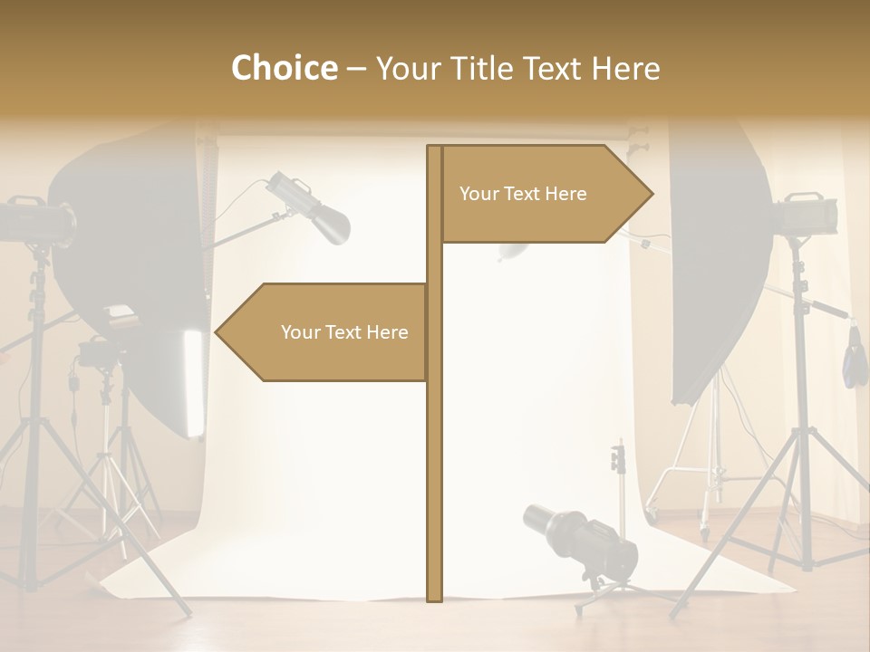 Background Professional Strobe PowerPoint Template