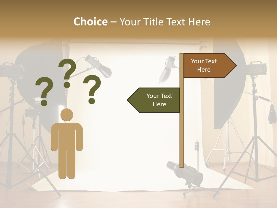 Background Professional Strobe PowerPoint Template