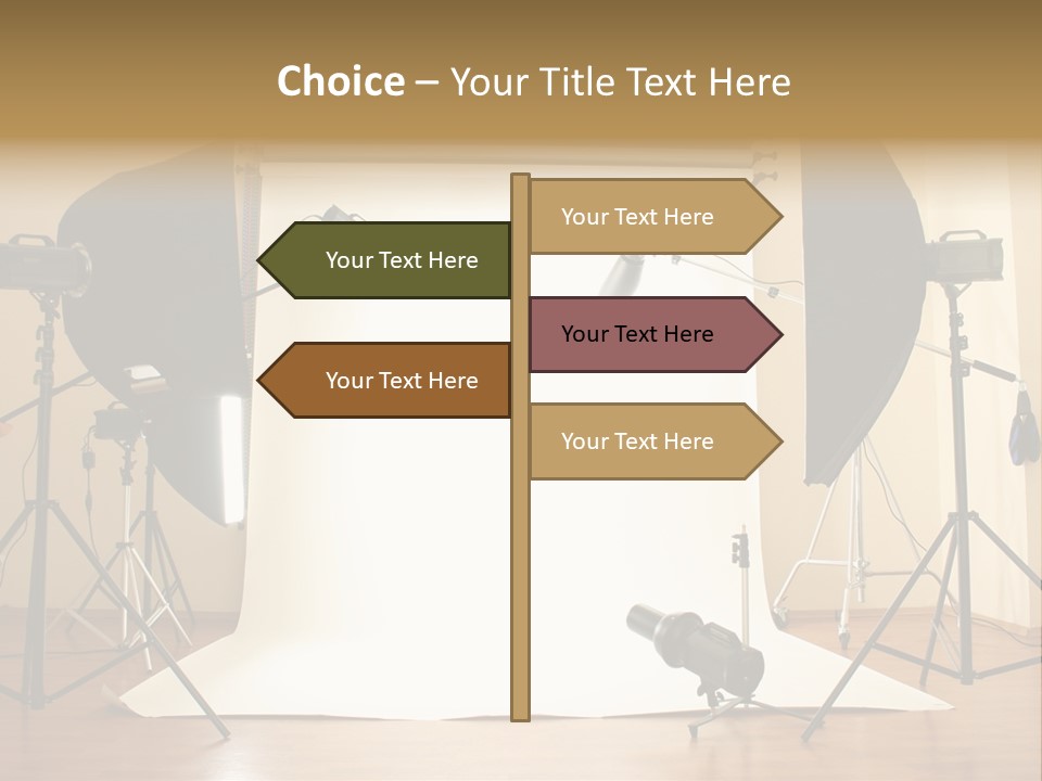 Background Professional Strobe PowerPoint Template