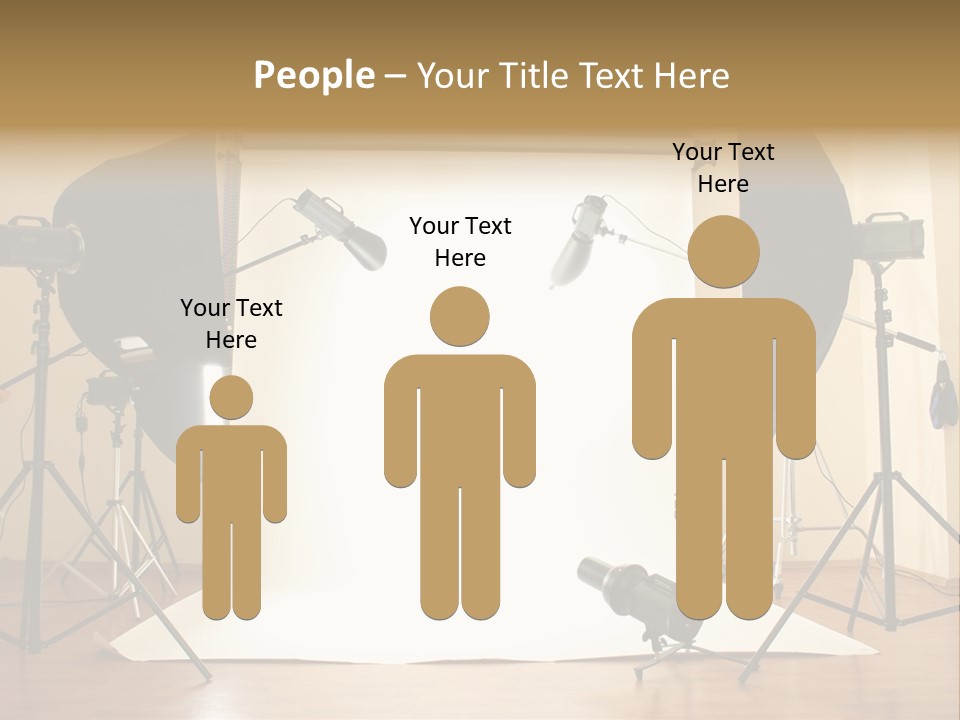 Background Professional Strobe PowerPoint Template