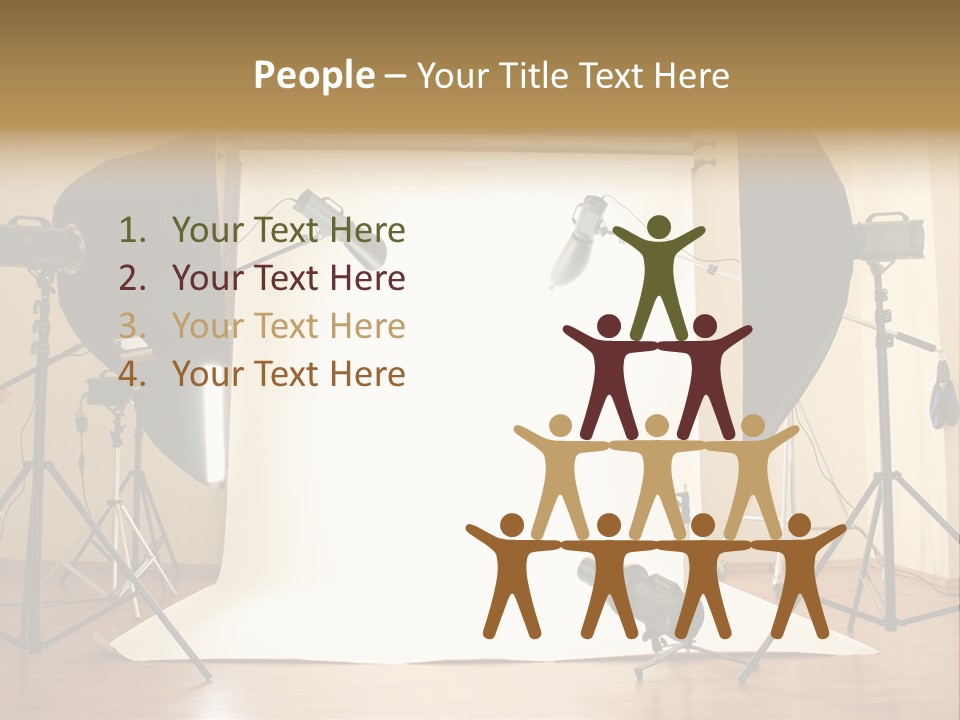 Background Professional Strobe PowerPoint Template