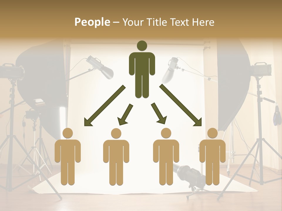 Background Professional Strobe PowerPoint Template