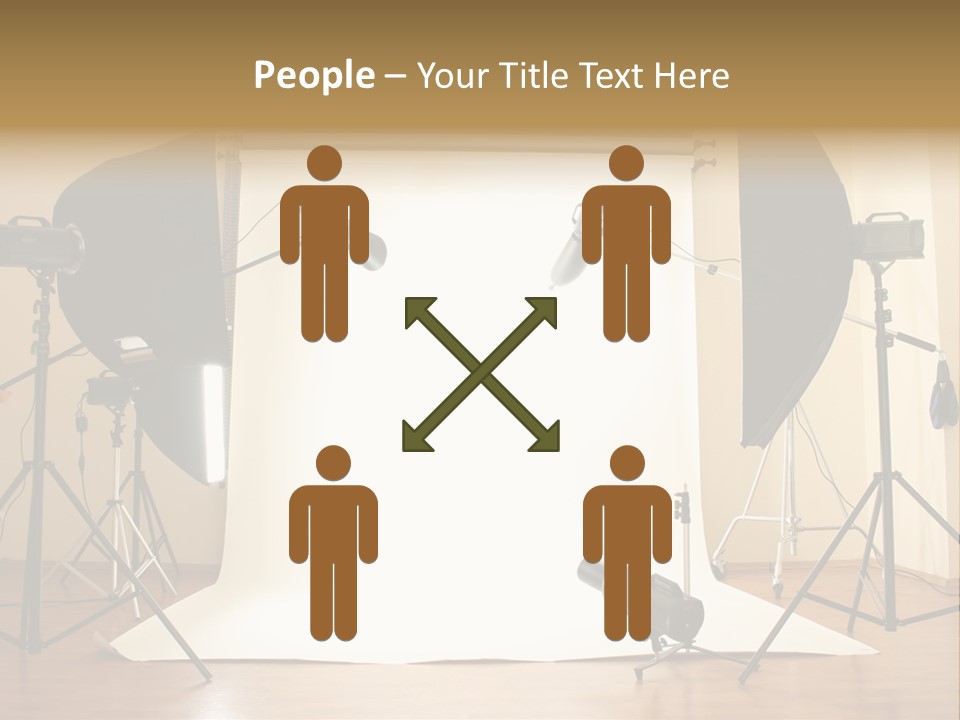 Background Professional Strobe PowerPoint Template