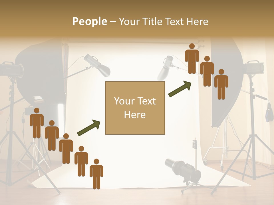 Background Professional Strobe PowerPoint Template